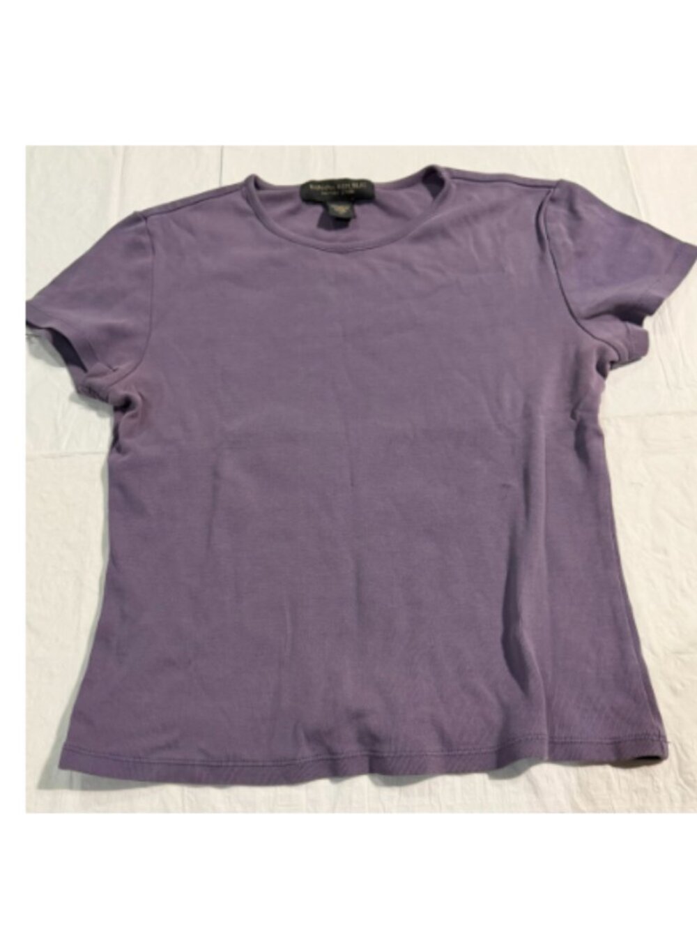BANANA REPUBLIC FACTORY - Purple 100% cotton tee - SIZE M
